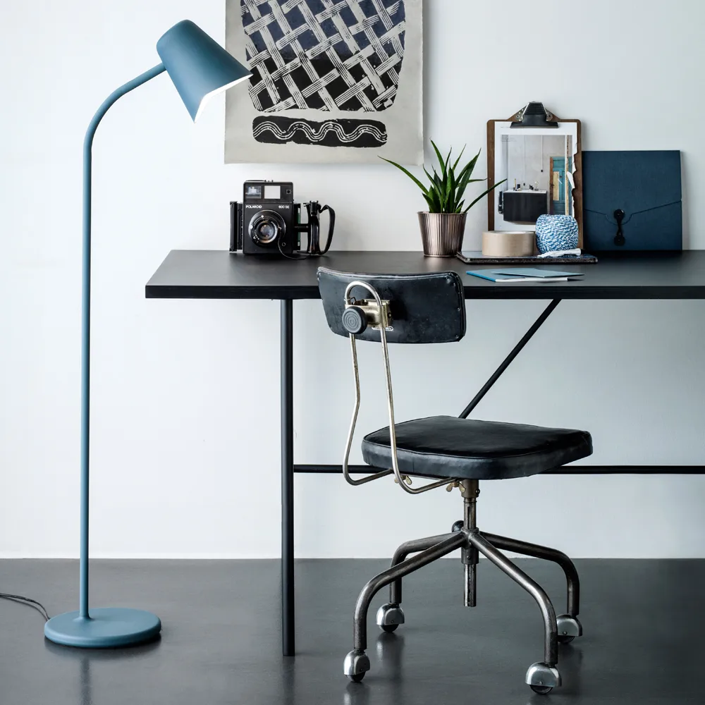 Me Dim floor lamp, Petrol blue Northern