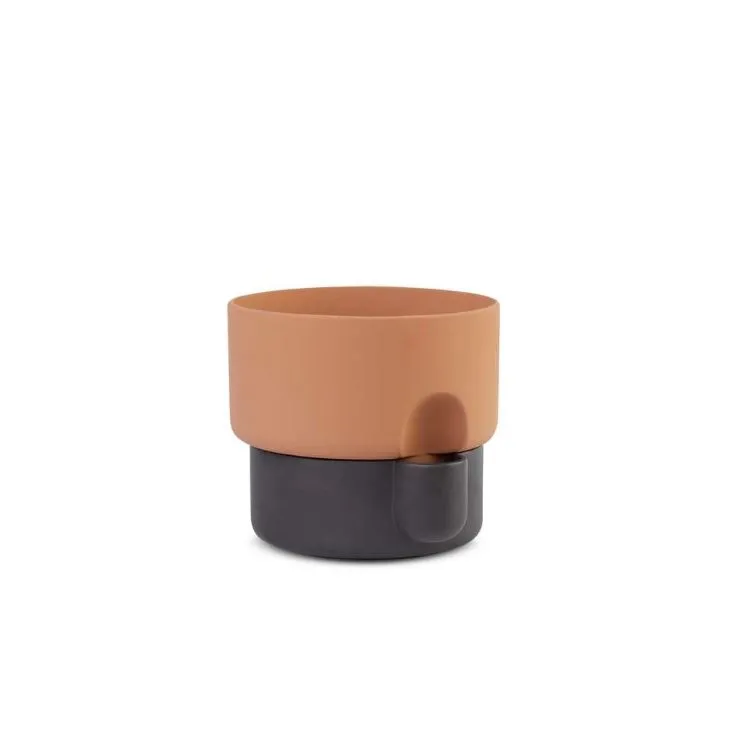 Oasis flower pot small, Dark brown Northern