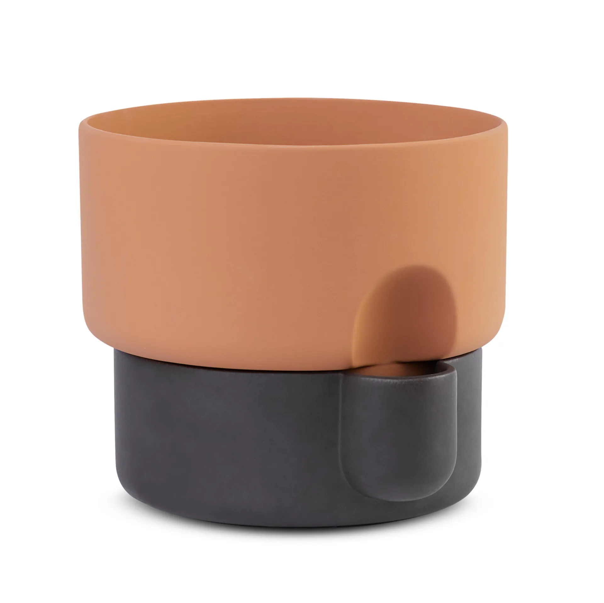 Oasis self-watering flower pot large Ø27.5 cm, Darkbrown Northern