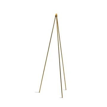 Oslo Wood floor lamp - base - Gold - Northern