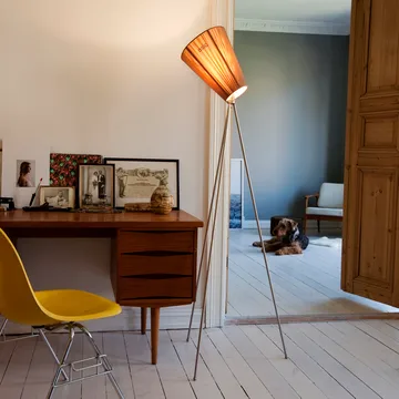 Oslo Wood floor lamp - base - Steel - Northern