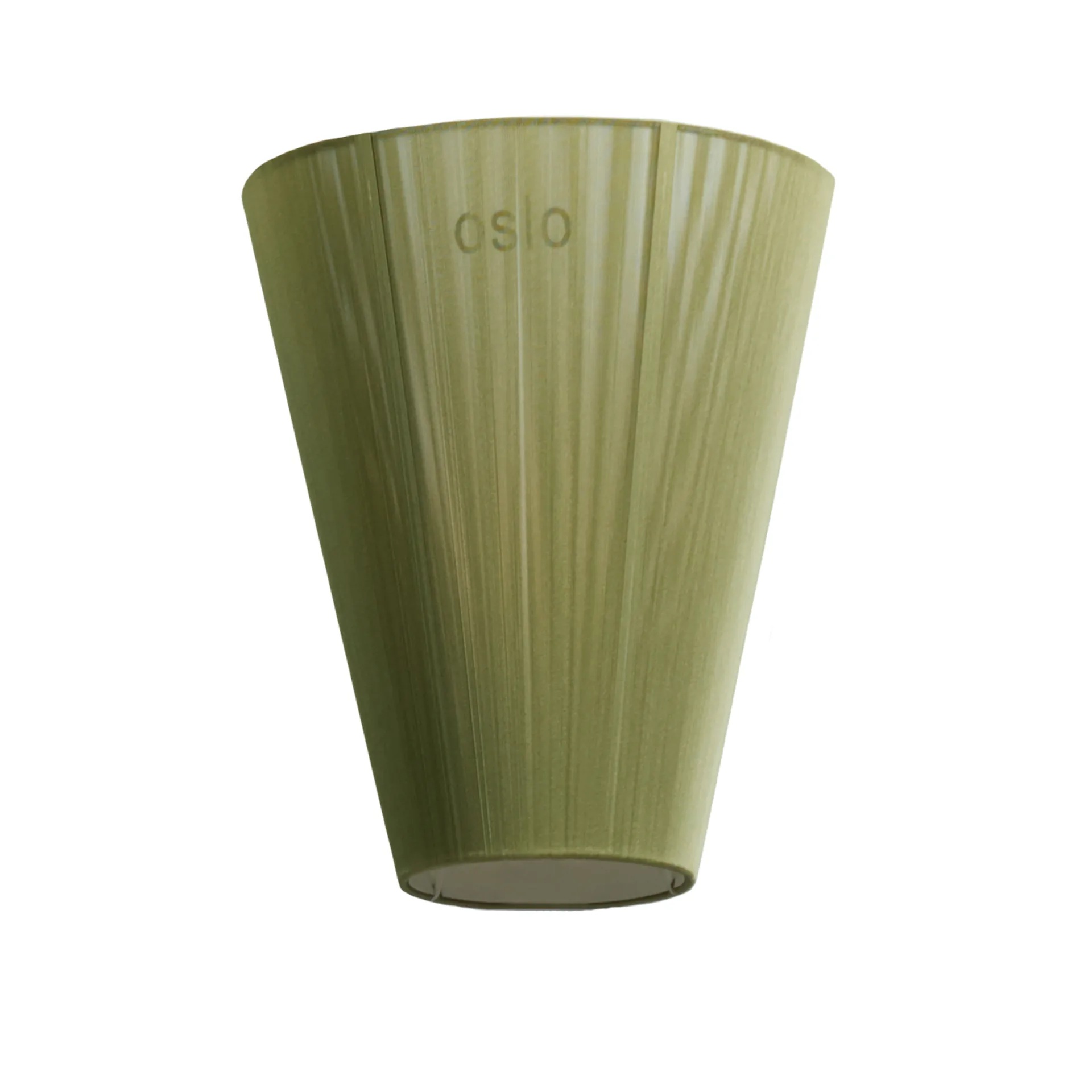 Oslo Wood floor lamp shade, olive green Northern