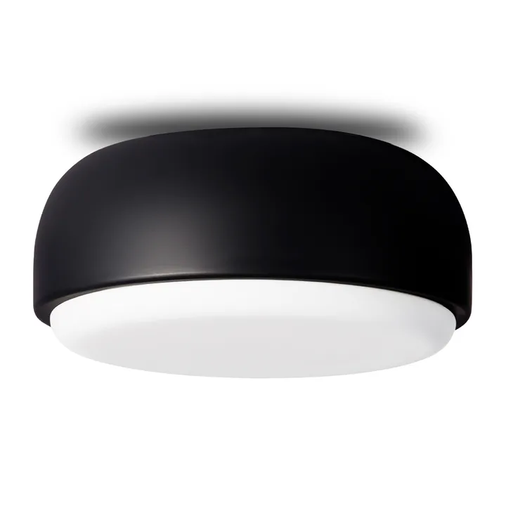 Over me ceiling and wall lamp Ø30 cm - Matte black - Northern
