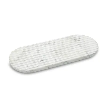 Podium tray 40 cm - Mixed white marble - Northern
