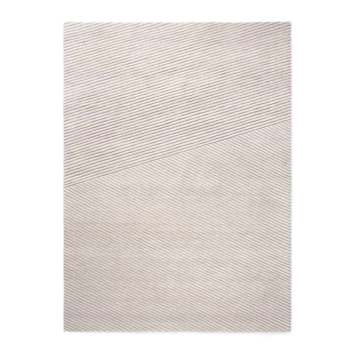 Row rug medium 170x240 cm, Light grey Northern