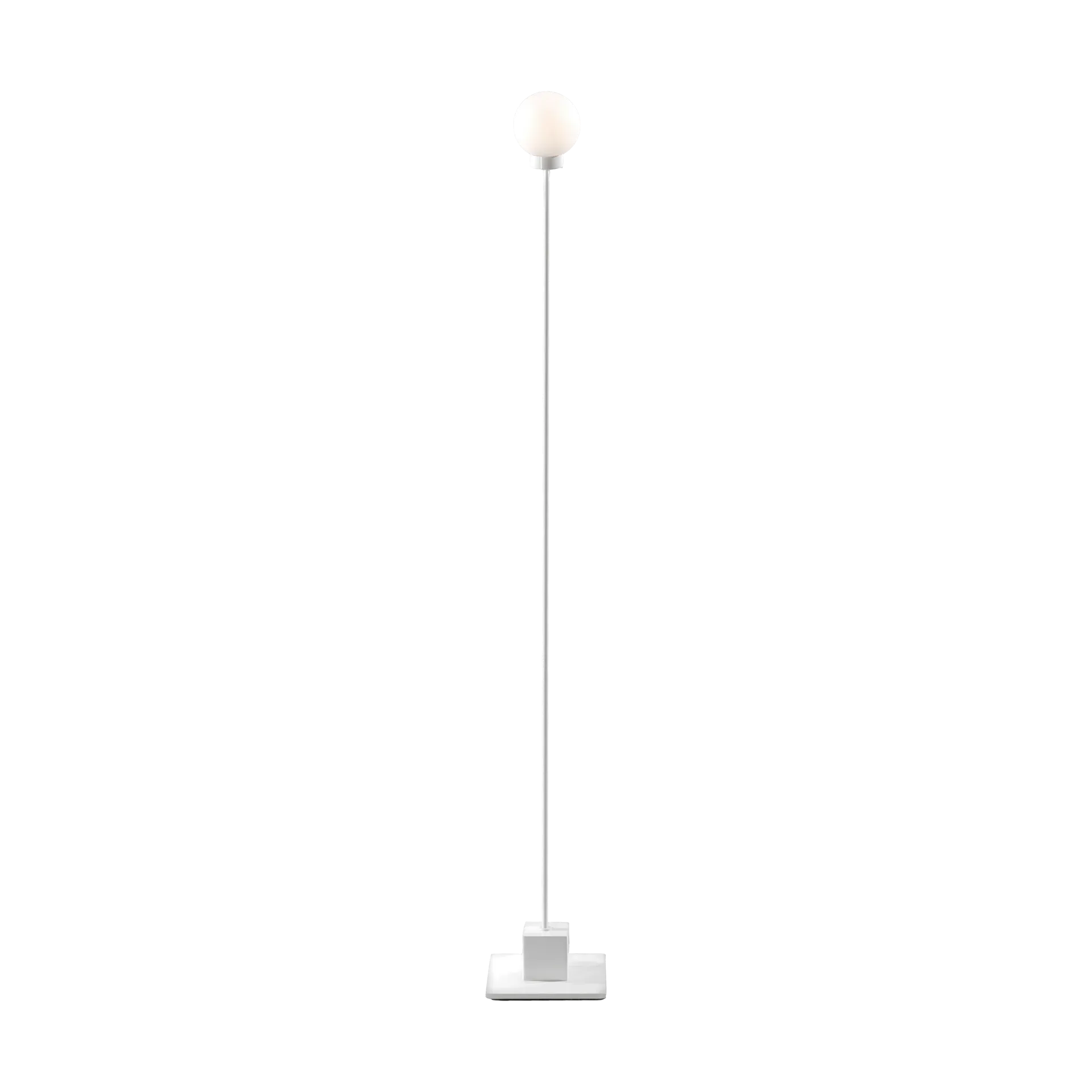 Snowball floor lamp 117 cm, White Northern