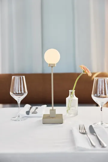Snowball portable table lamp 33 cm - Grey beige - Northern