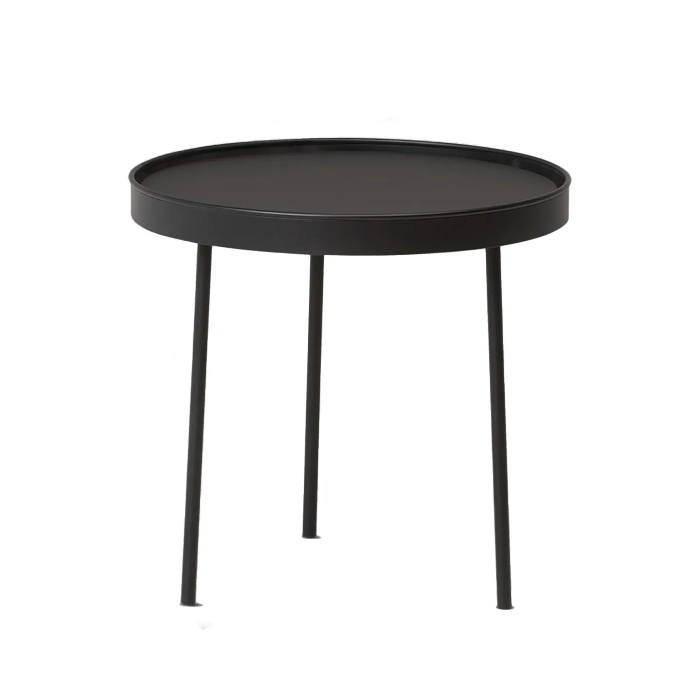 Stalk coffee table black medium Ø44 cm H:42 cm,  Northern