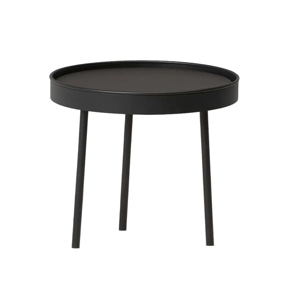 Stalk coffee table black small Ø34 cm H:34 cm,  Northern
