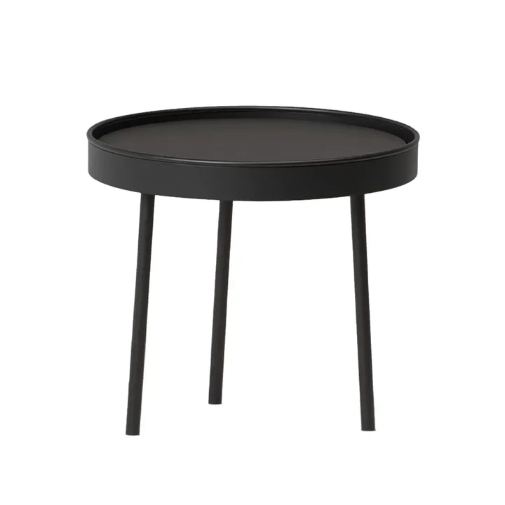 Stalk coffee table black small Ø34 cm H:34 cm - Northern