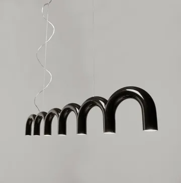 Arch pendant 125.6 cm - Black - Oblure