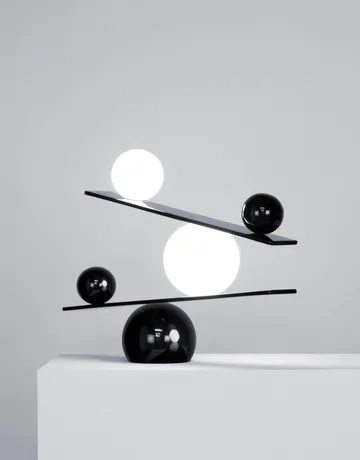 Balance table lamp - Black, v2 - Oblure