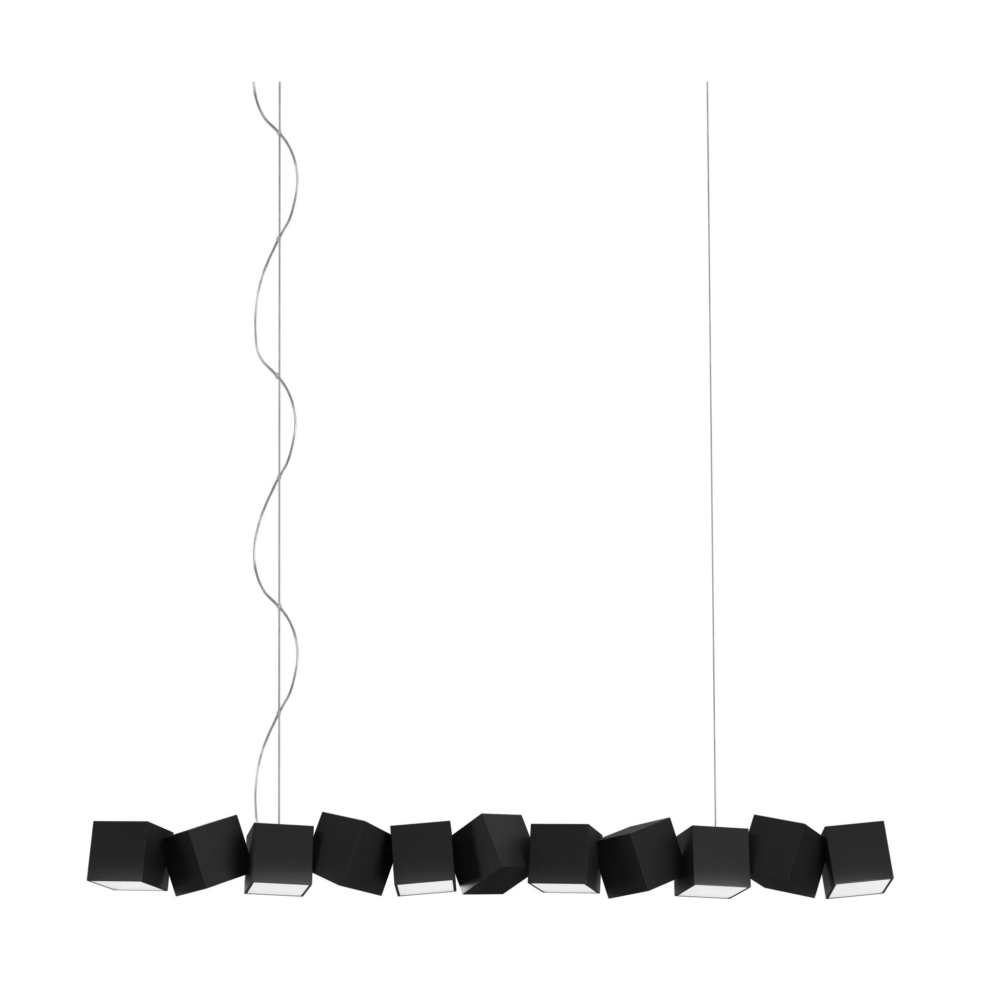 Blockchain system 11 pendant, Black Oblure