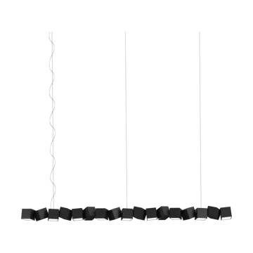 Blockchain system 17 pendant - Black - Oblure