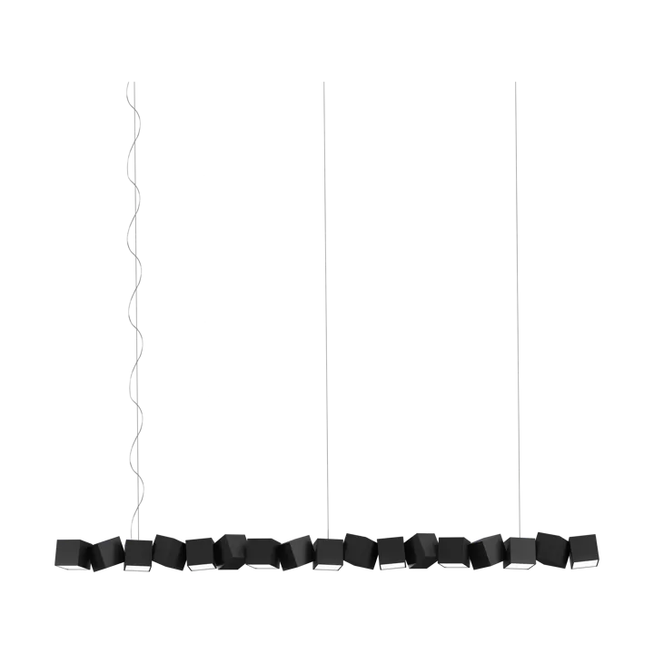 Blockchain system 17 pendant - Black - Oblure