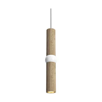 Lightbone pendant lamp - Medium 53.8 cm, natural oak - Oblure