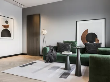 Mondo floor lamp 153 cm - Black - Oblure