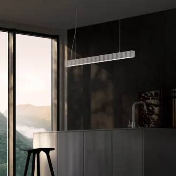 Superwave pendant lamp - White - Oblure