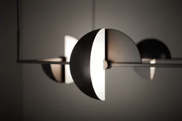 Trapeze quartet pendant 113.5x113.5 cm - Black - Oblure