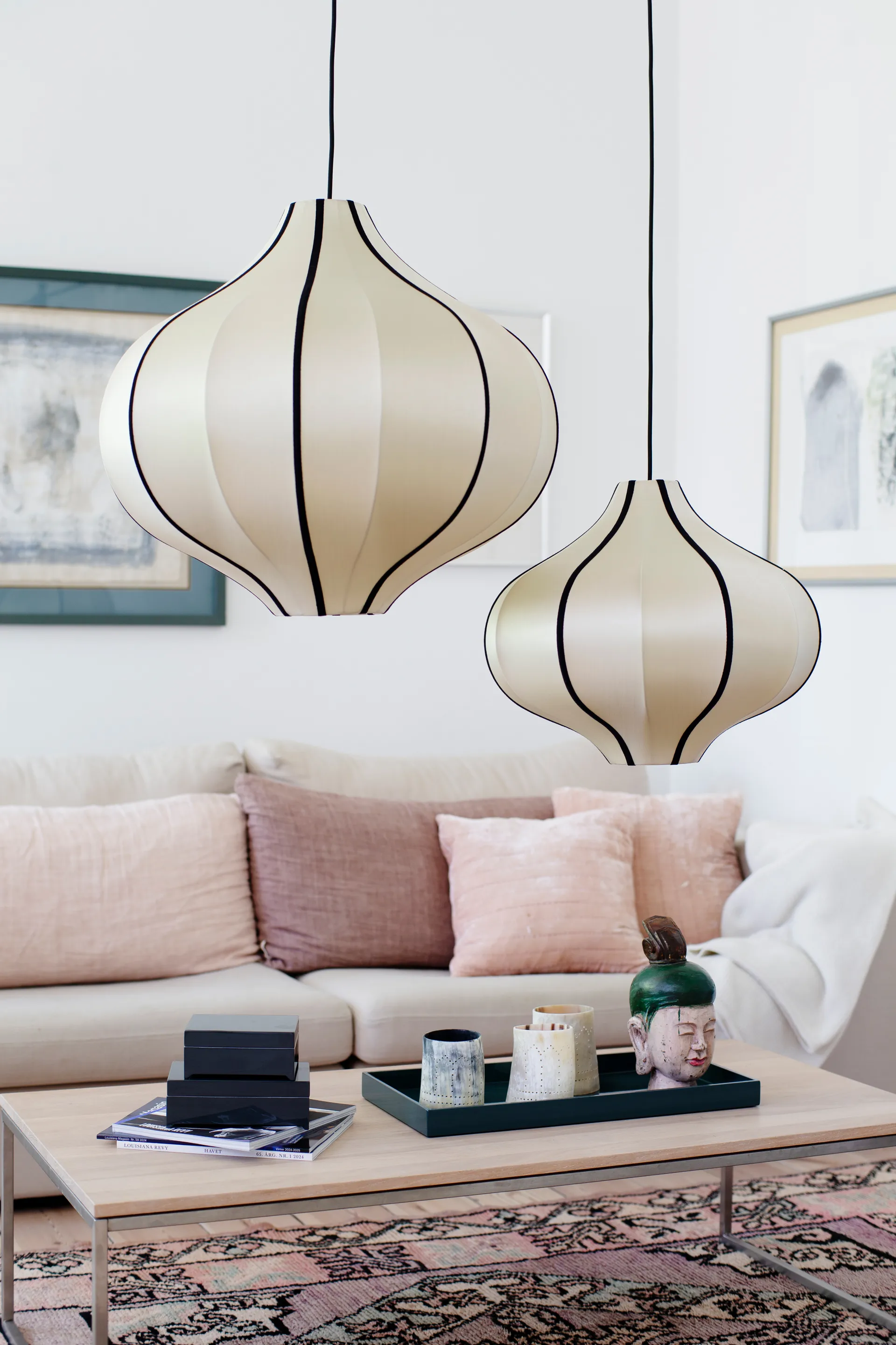 Indochina Classic Onion L lampshade, Kit-black Oi Soi Oi