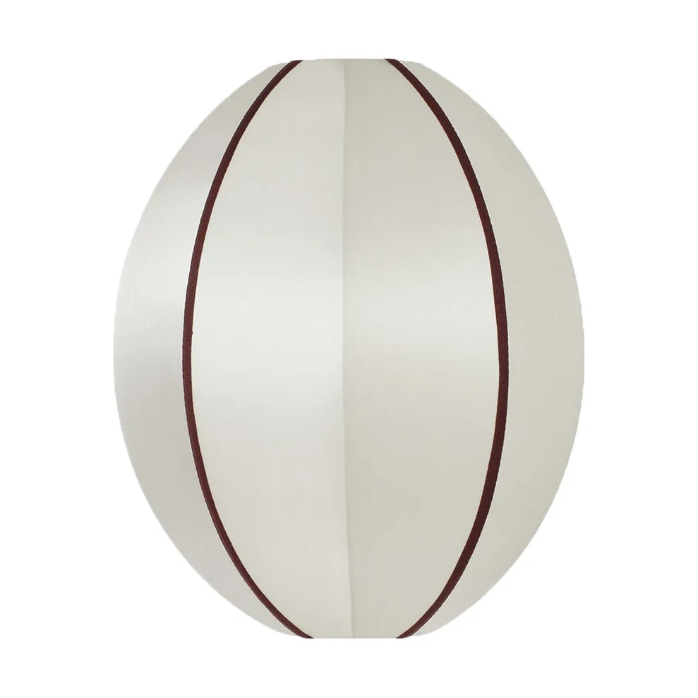 Indochina Classic Oval S lamp shade, Offwhite-bordeaux Oi Soi Oi