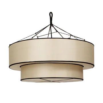 Indochina Classic Tophat lamp shade - Kit-black - Oi Soi Oi