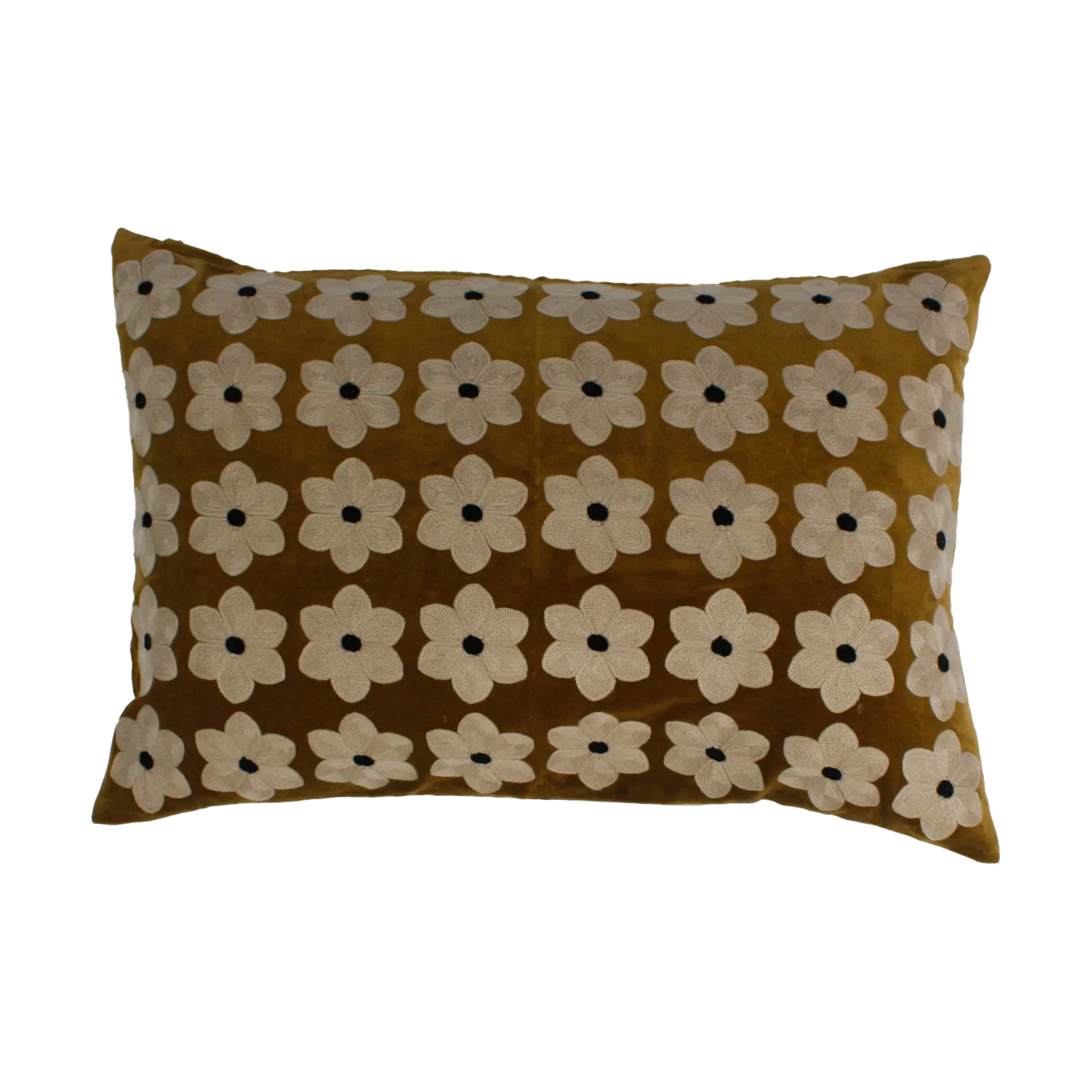 Daisy cushion cover 40x60 cm, Cognac Olsson & Jensen