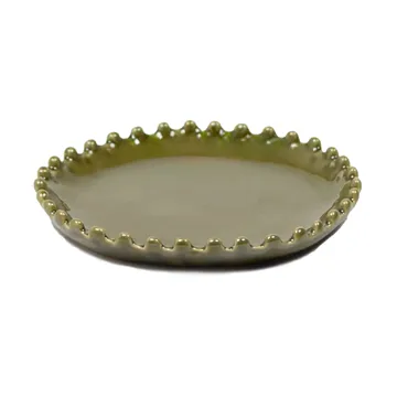 Eden side plate Ø16 cm - Green - Olsson & Jensen