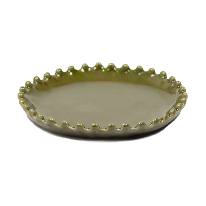Eden side plate Ø16 cm - Green - Olsson & Jensen