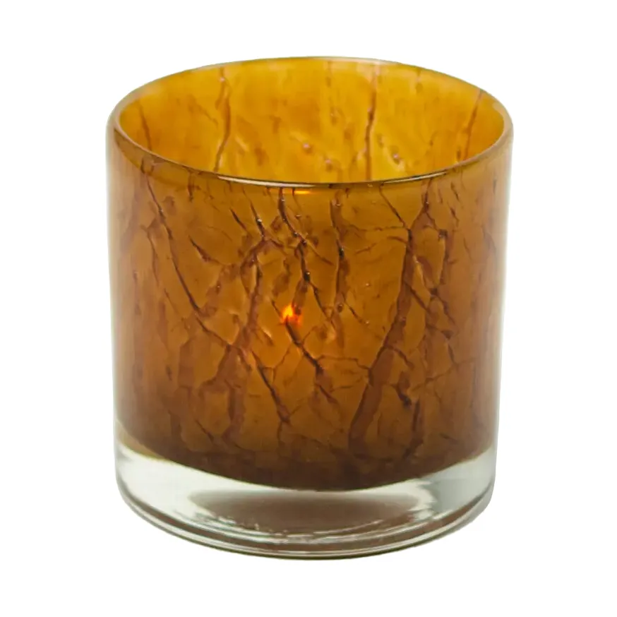 Etna candle holder Ø10 cm, Light brown Olsson & Jensen