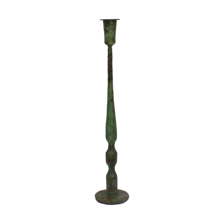Iliana Candlestick 40 cm - Green - Olsson & Jensen