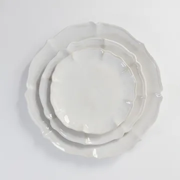 Judith dinner plate Ø27 cm - White - Olsson & Jensen