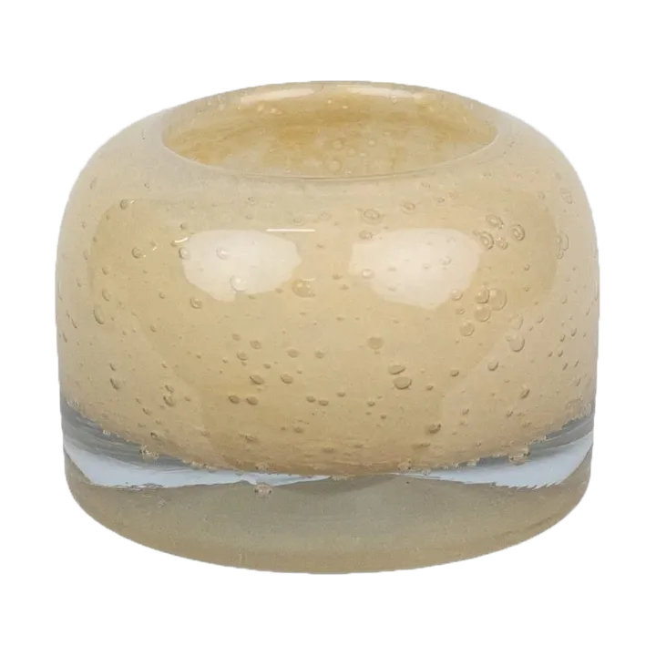 Leah candle lantern Ø15 cm - Wheat - Olsson & Jensen