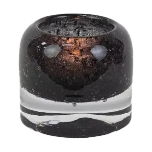 Leah candle lantern Ø7.5 cm - Black - Olsson & Jensen