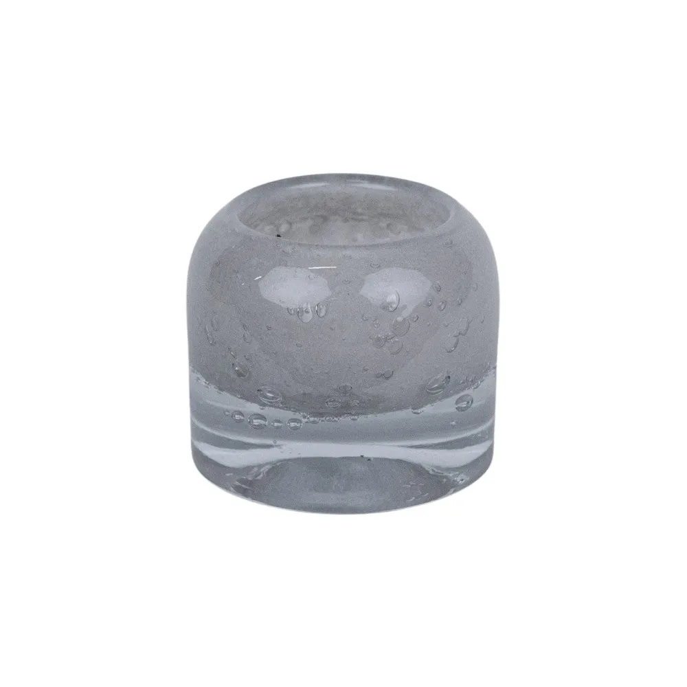 Leah candle lantern Ø7.5 cm, Light gray Olsson & Jensen
