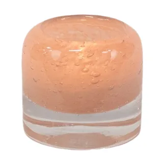 Leah candle lantern Ø7.5 cm - Pink - Olsson & Jensen