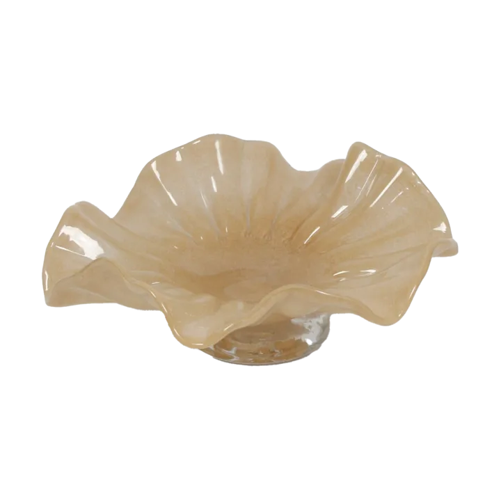 Loa bowl on foot 22 cm - Beige - Olsson & Jensen