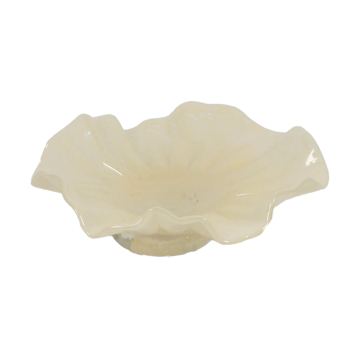 Loa bowl on foot 22 cm, Vanilla Olsson & Jensen