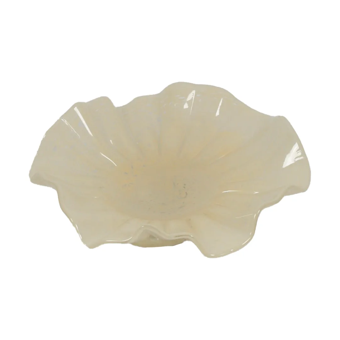 Loa bowl on foot 22 cm, Vanilla Olsson & Jensen