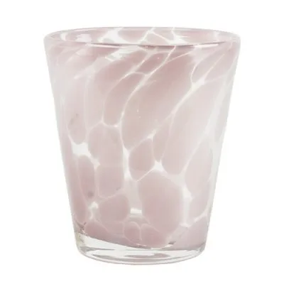Milan glass Ø9x10 cm - Pink - Olsson & Jensen
