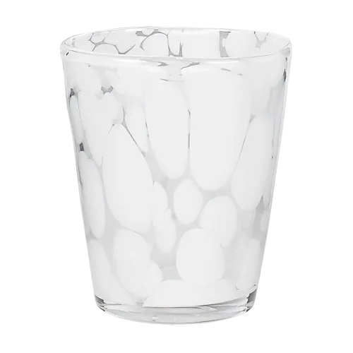Milan glass Ø9x10 cm - White - Olsson & Jensen