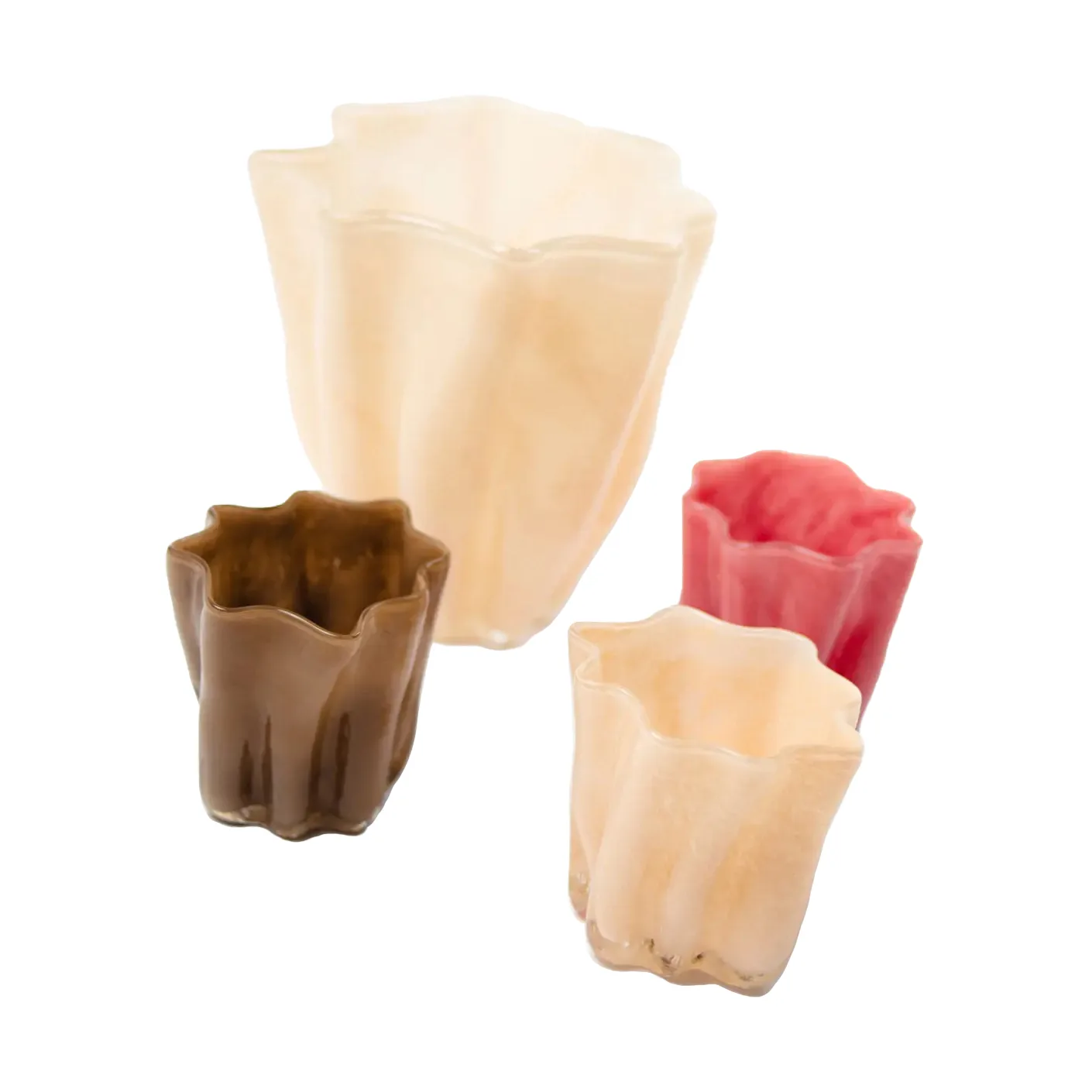 Tess candle holder Ø10 cm, Off-white Olsson & Jensen
