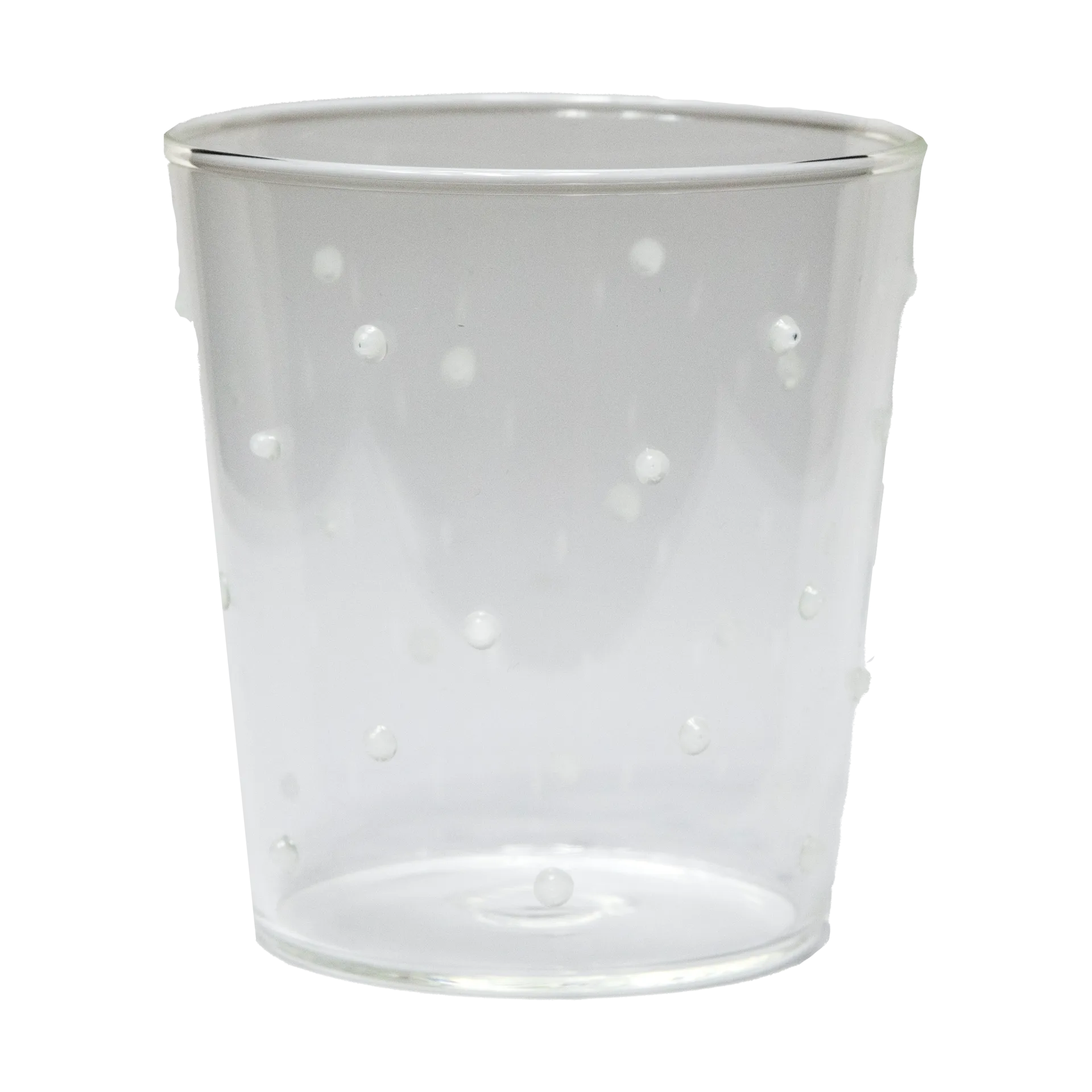 Venezia drinking glass, White dots Olsson & Jensen