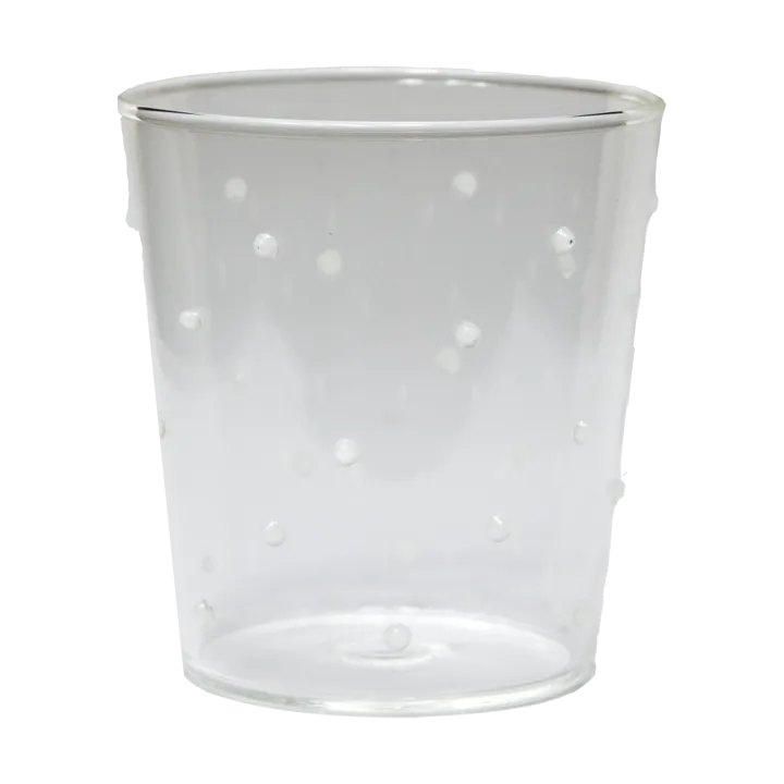 Venezia drinking glass - White dots - Olsson & Jensen