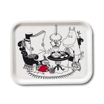 Papa Reading Moomin tray, 27x20 cm Opto Design