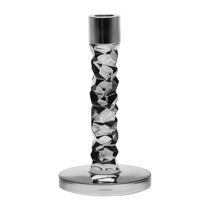 Carat candle sticks antracit - 183 mm - Orrefors