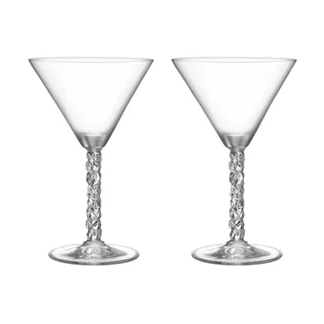 Carat martini glass 25 cl 2-pack - Clear - Orrefors