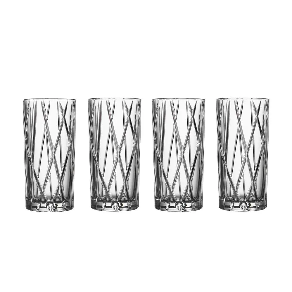 City High Ball glass 4-pack, 35 cl Orrefors