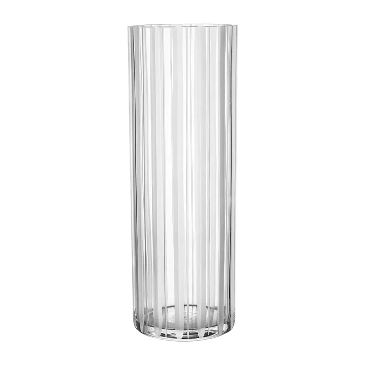Cut in number vase 33 cm - Striped - Orrefors