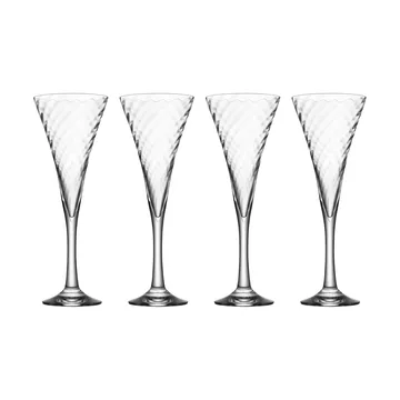 Helena champagne glass 25 cl 4-pack - Clear - Orrefors